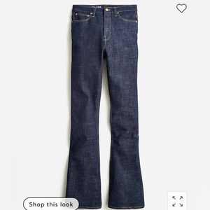 Skinny flare jean in Rinse wash